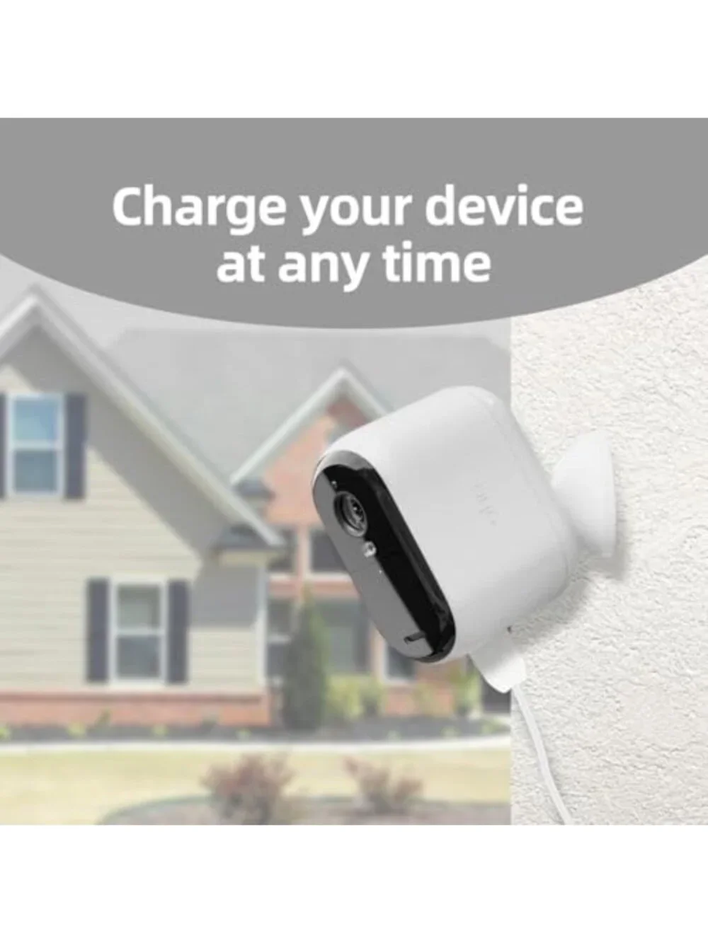 10FT USB C Power Cable 2-Pack for Security Cameras, Chargers & Accessories